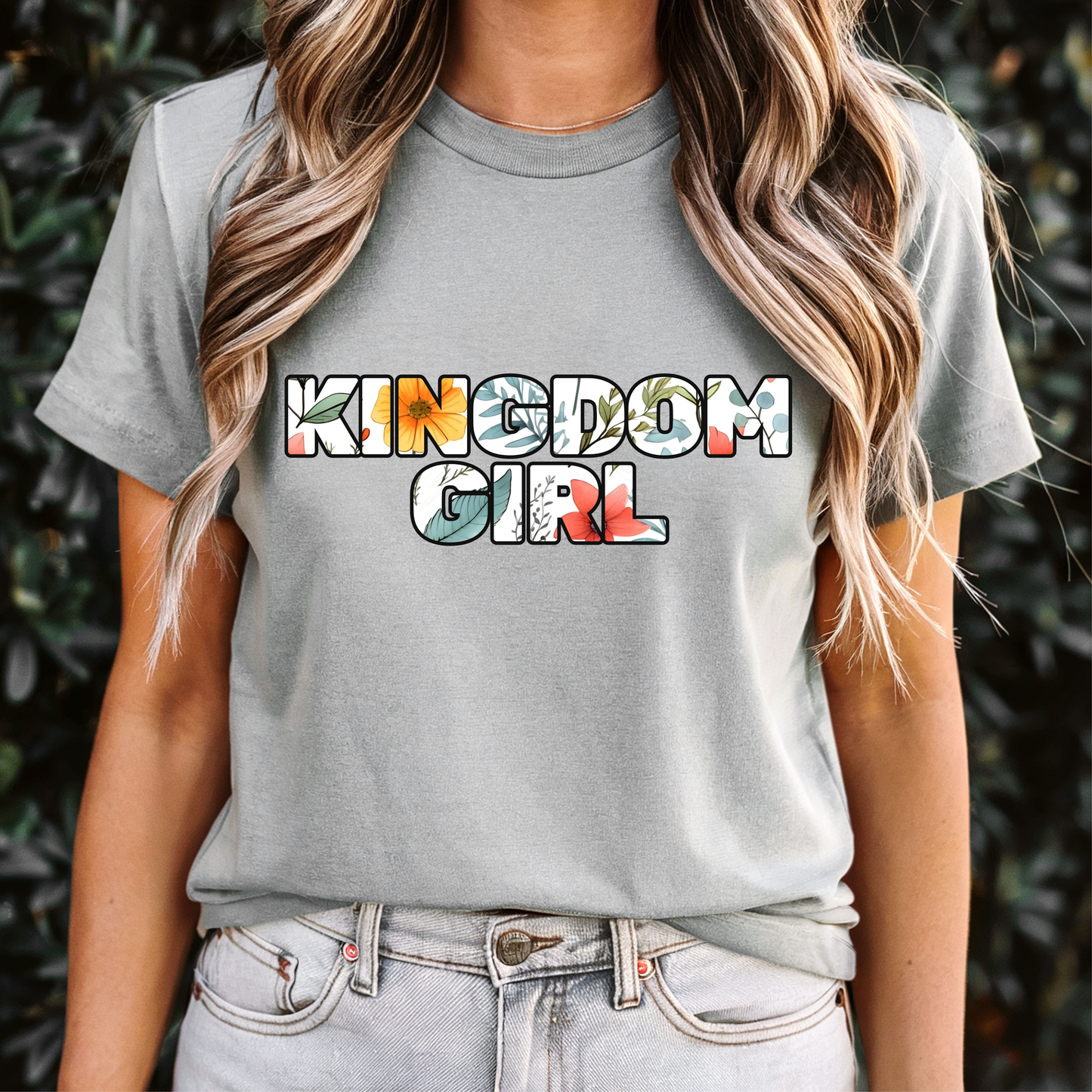 Kingdom Girl Floral Print T-Shirt