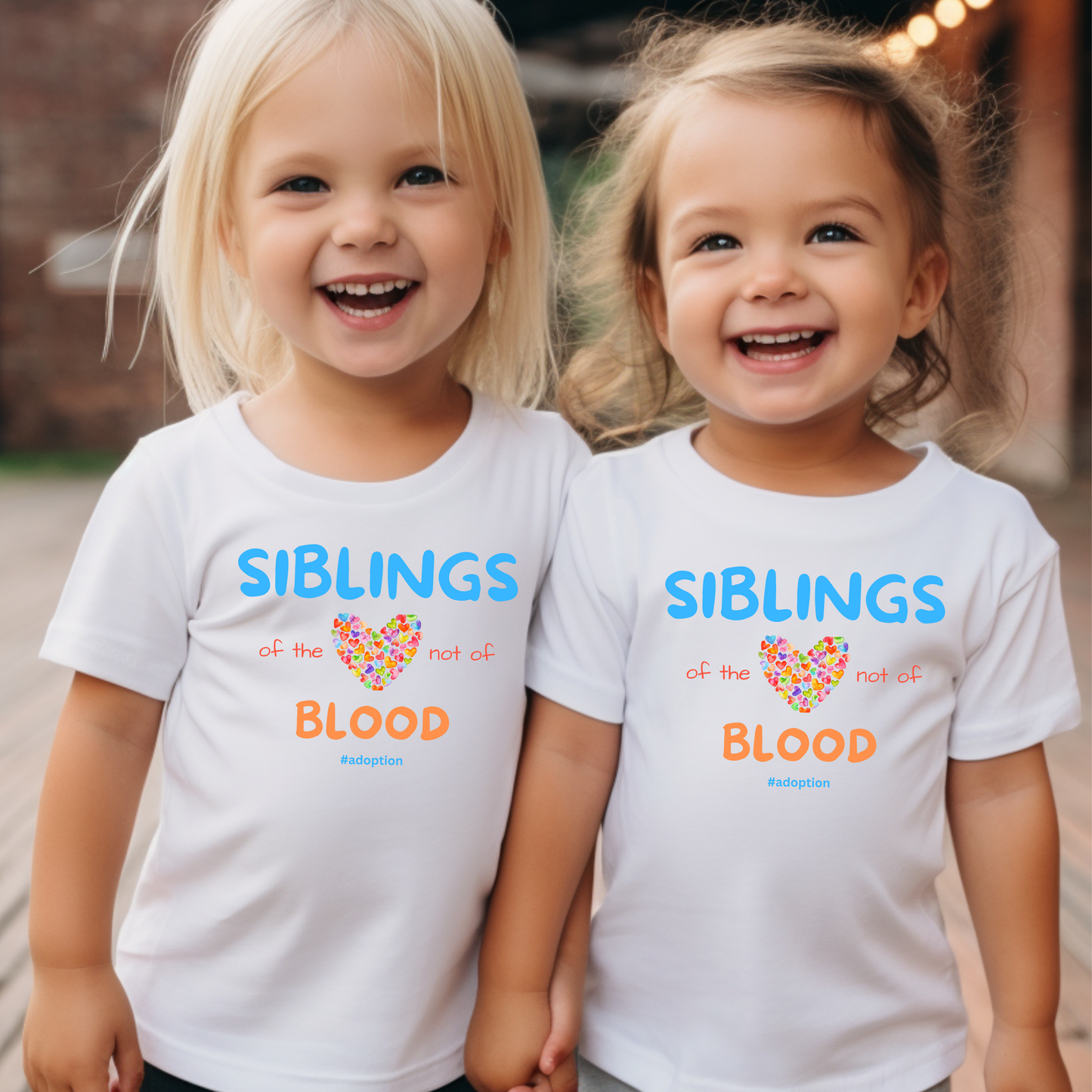 Siblings of the Heart Toddler T-Shirt | Adoption Tee